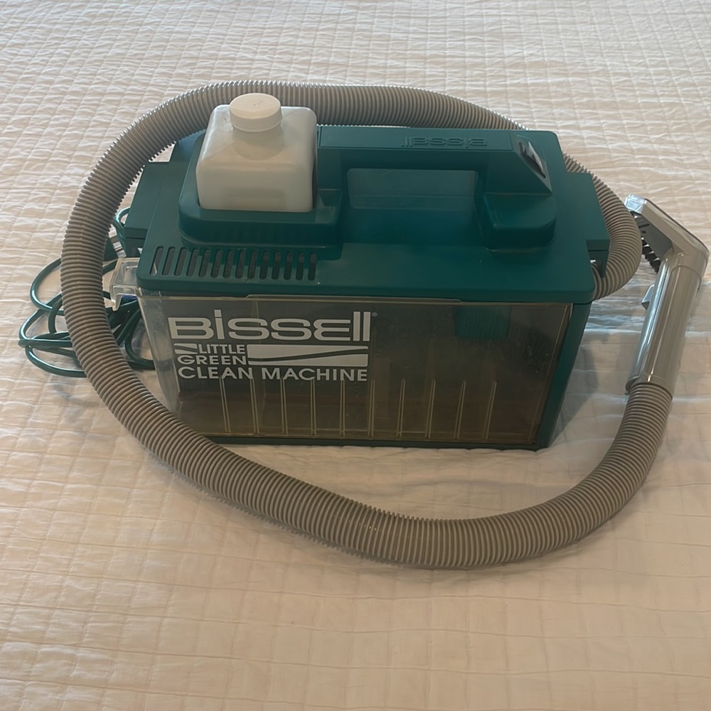 Bissell little green clean machine model 1653 compact portable cleaner shampooer